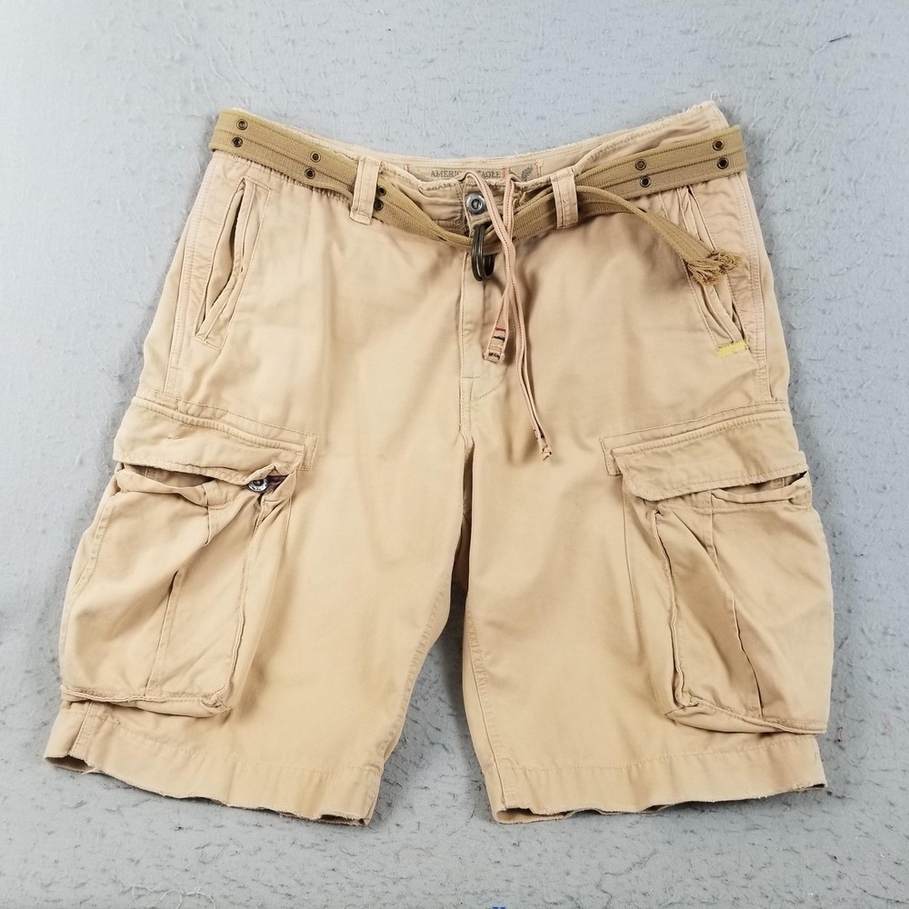 American Eagle Outfitters Tan Cargo Shorts